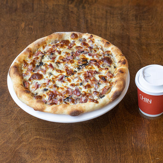 黑松露菌菇培根披萨 商品图0