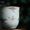 问鼎汝瓷鼎峰系列月白老款手握杯（祥云飞鹤）（缺货） 商品缩略图2