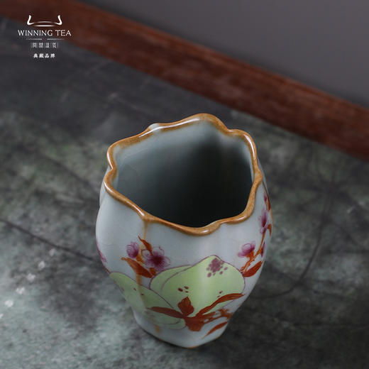 问鼎汝窑佛手杯（硕桃盈枝）（缺货） 商品图1