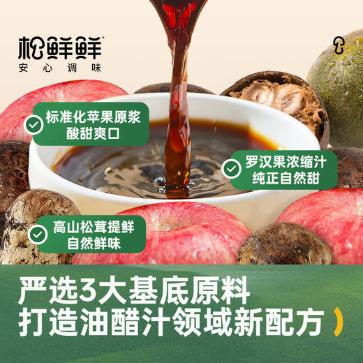 【松鲜鲜】松茸油醋汁0脂肪0蔗糖炒菜凉拌百搭调味汁健康轻食调味品 商品图2