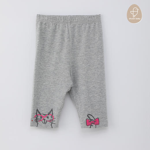 【夏季爆款】卓儿女童纯棉打底裤女宝宝裤子夏薄款女孩修身弹力裤子 商品图6