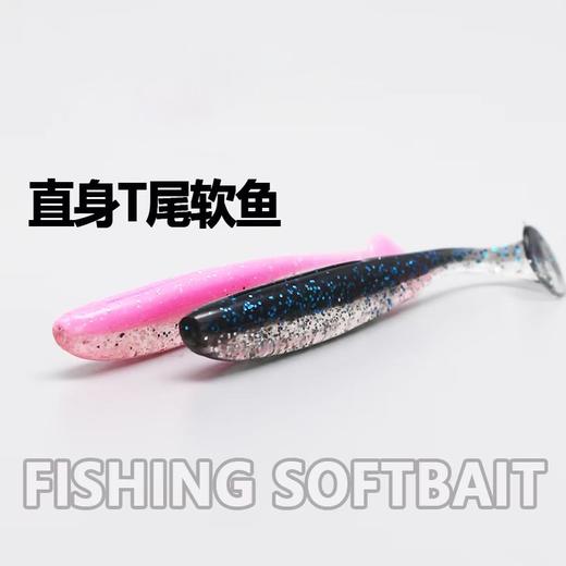 江左严选路亚光面双色T尾软饵鲈鱼鳜鱼专杀65cm 商品图1