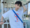 MLB男女款情侣彩色印花logo休闲短袖3ATSM0933 商品缩略图3