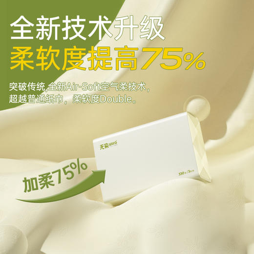 无染竹纤维本色云柔3层110抽20包抽纸 商品图1