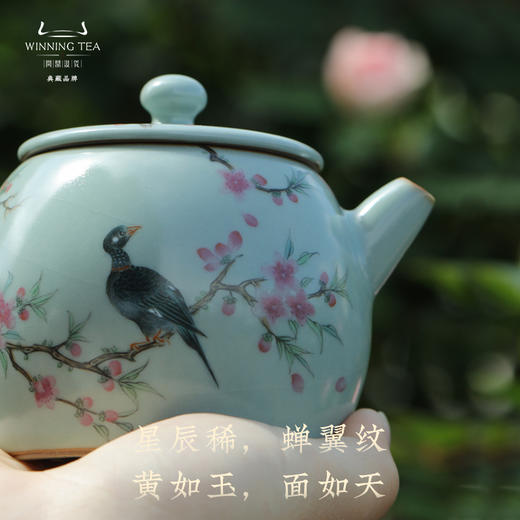 问鼎汝窑德钟壶(鸟鸣花落) 商品图2