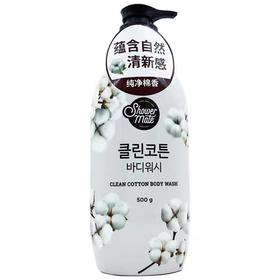 爱敬草棉精华沐浴露500g애경 클린코튼 바디워시