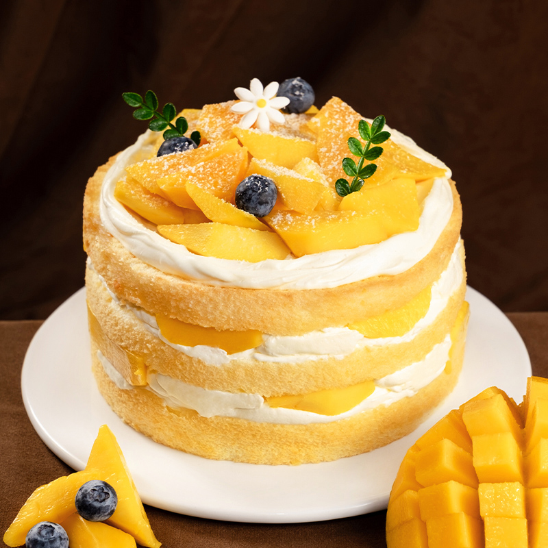 【金煌芒果】鲜果裸蛋糕