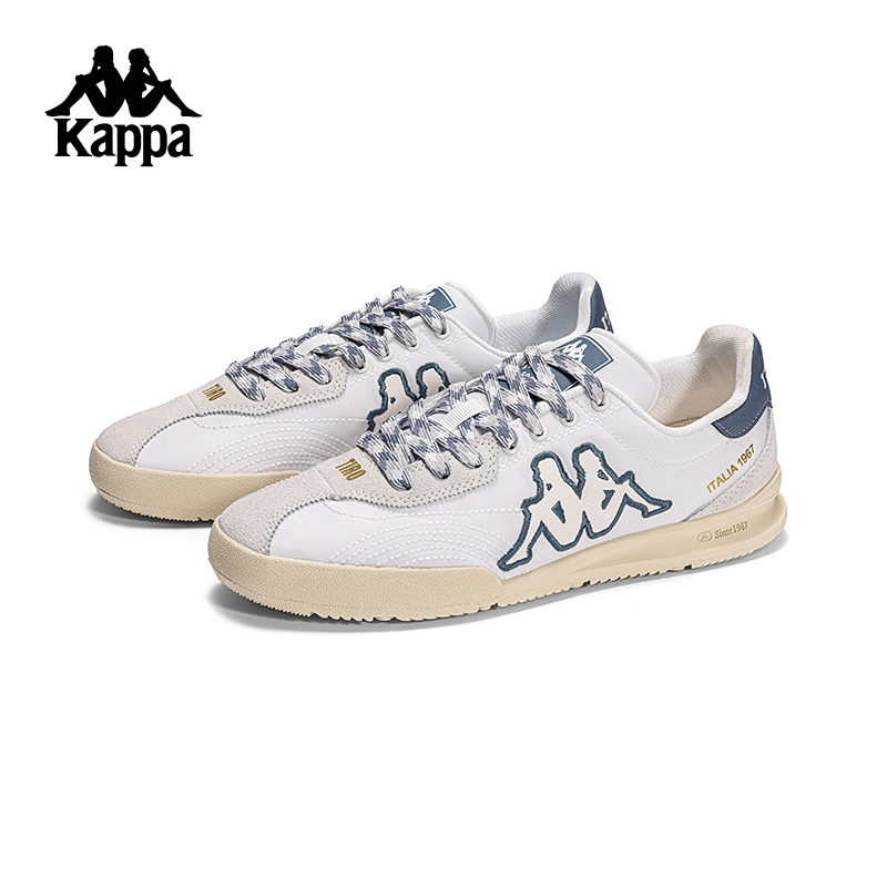 Kappa卡帕背靠背TIFO德训鞋板鞋女款2024新款跑步运动鞋男士复古休闲小白鞋K0EY5CC79
