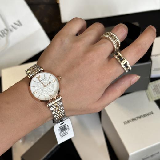 阿玛妮满天星AR1926手表女士新款十大简约气质时尚防水女士AR11245手表 商品图12