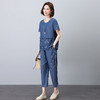 莱赛尔天丝牛仔套装，洋气减龄舒适透气修身显瘦JYJ2472 商品缩略图2
