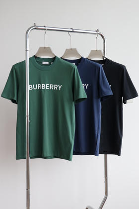 B.B 水洗全棉厚胶印字母 圆领短袖体恤 TX332