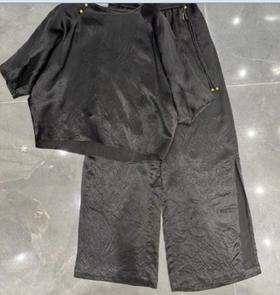 【门店同款】ENJOY2024年夏季烫钻圆领长裤套装 158193931