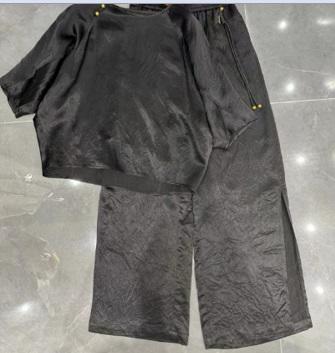 【门店同款】ENJOY2024年夏季烫钻圆领长裤套装 158193931 商品图0