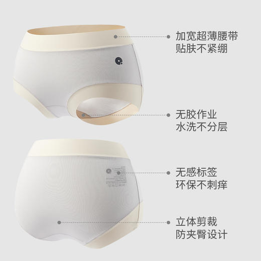 【小海绵5A抑菌】Q21女士排汗三角裤3条装 商品图4