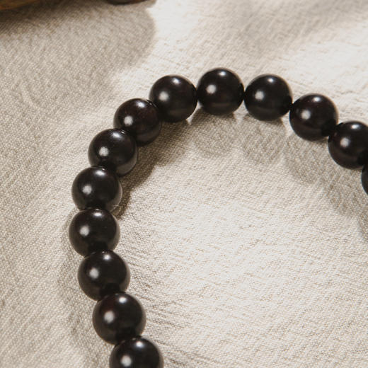 清代紫檀家具老料制三十六颗手持(圆珠直径1.2cm) 商品图2