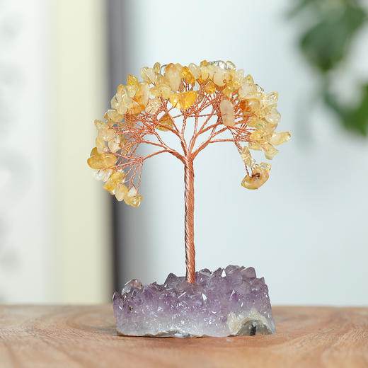 【黄老师推荐】水晶发财树摆件 商品图2