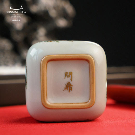 问鼎汝瓷鼎峰系列天青青方杯（春夏秋冬）（缺货） 商品图4