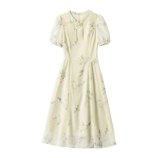 2024新款夏季流行复古盘扣新中式国风年轻款改良旗袍连衣裙LMJY6629 商品图4