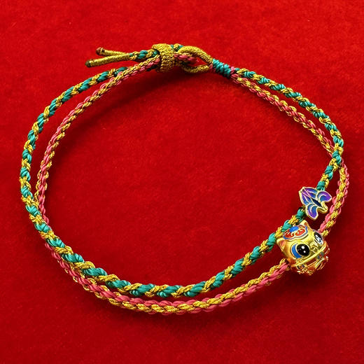 【权威出品】故宫瑞兽手绳 含纯金0.8克 带礼盒 带证书 商品图2