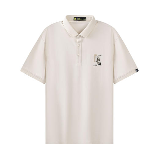 【新品上新】HX 夏季翻领短袖合体T恤透气凉爽Y102420045101/02POLO杉 商品图2