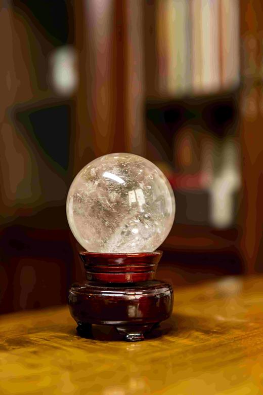 七色水晶球摆件 商品图0