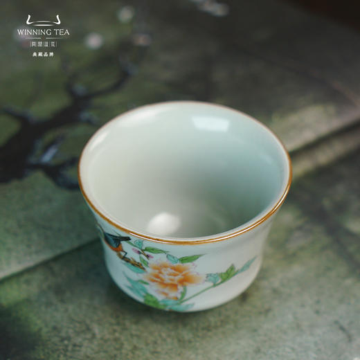 问鼎汝窑掬泉杯 （花鸟）（缺货） 商品图1