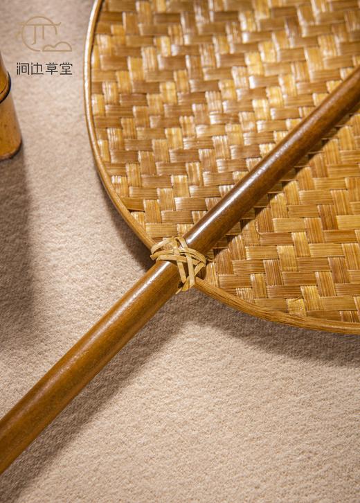 手工竹编恬素竹扇 商品图3