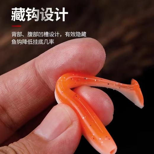 江左严选路亚光面双色T尾软饵鲈鱼鳜鱼专杀65cm 商品图2