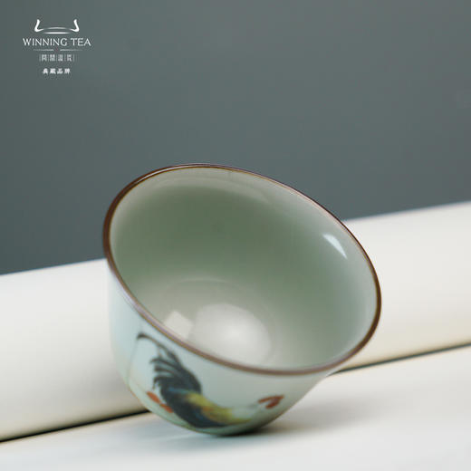 问鼎汝窑萧雨杯 （金鸡独立）（缺货） 商品图3