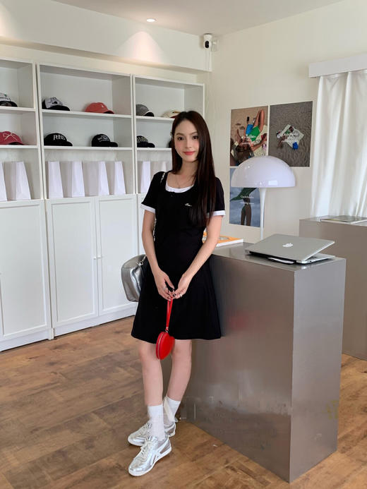 <曾小咸推荐>假两件连衣裙  商品图1