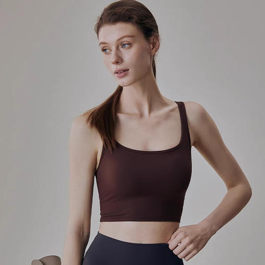 跃牌【禅语梵心】 外穿运动美背一体杯双肩带聚拢收腹性感瑜伽服2150A 商品图1