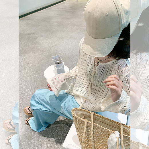 <曾小咸推荐>【甜心玛丽】镂空防晒罩衫 商品图2