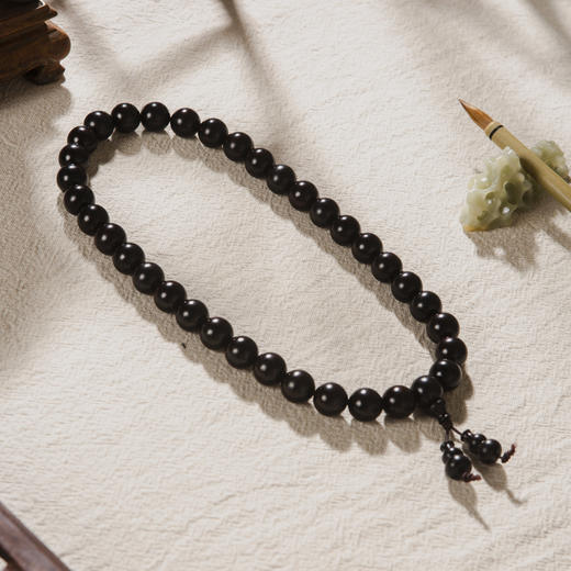 清代紫檀家具老料制三十六颗手持(圆珠直径1.2cm) 商品图1