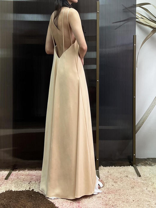Stolen｜new AIGNER dress [ 吊带露背连衣裙 裸 ] 商品图5