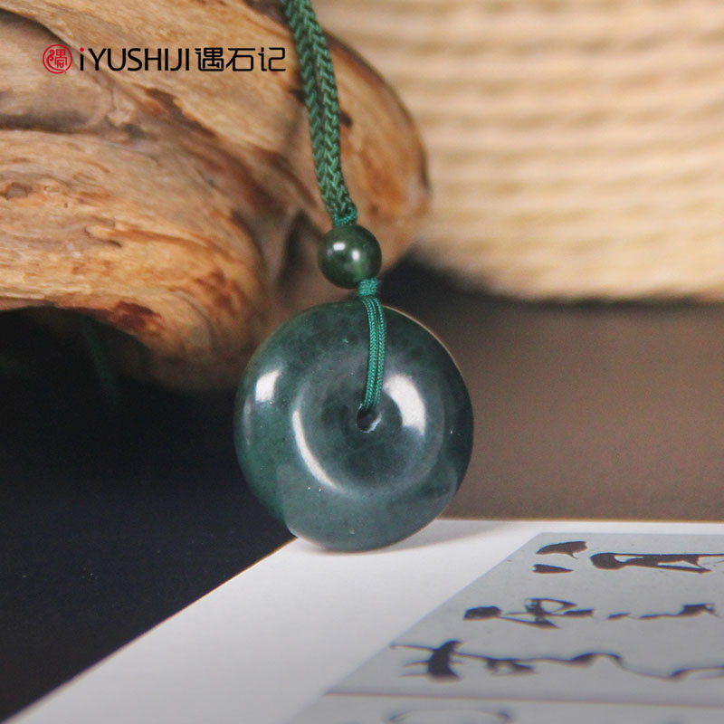 遇石记泰山文创泰山玉平安扣男女款