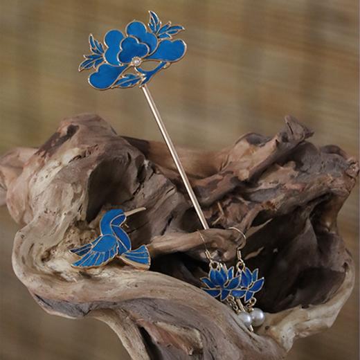 手作仿点翠首饰材料包 商品图4