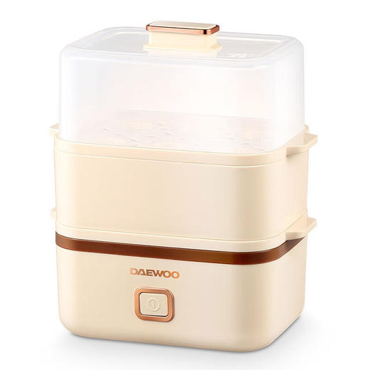 大宇（DAEWOO） 家用煮蛋器小容量多功能蒸蛋蒸包小蒸锅DYZD-150 DYZD-150 双层 商品图8
