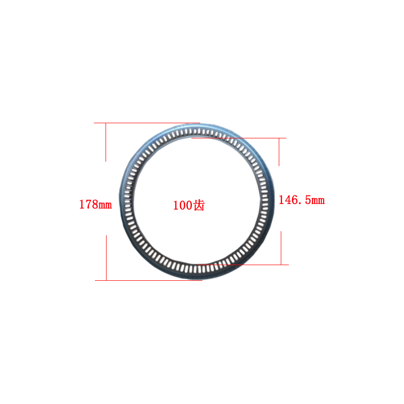 赛夫车桥ABS齿圈100齿盘刹齿圈SAF04029107900（包邮）