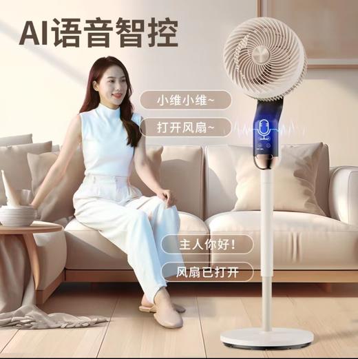 创维（Skyworth）2024新款空气循环扇语音遥控家用电风扇宿舍立式风扇大风力8D自动摇头轻音落地扇Q871 商品图0