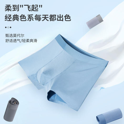 莫代亲肤透气男士内裤 商品图4