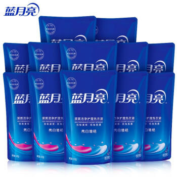 蓝月亮 亮白增艳洗衣液袋装（薰衣草香）500g*12袋 原液补充装 /家庭清洁/纸品 /衣物清洁 /普通洗衣液 商品图2
