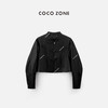 COCO ZONE 新中式国风盘口皮衣立领气质外套 CC2A0303 商品缩略图0