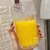 冰川纹玻璃杯水杯 磨砂洋酒杯锤纹杯 1个 大口茶杯酒杯水壶杯子夏季咖啡冷饮杯 商品缩略图4