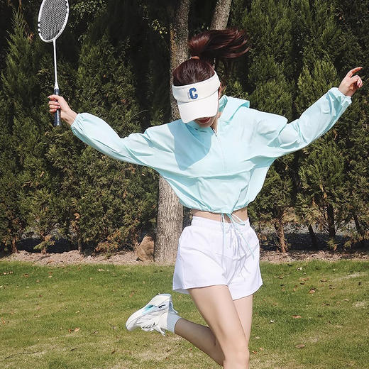 跃牌【禅语梵心】运动宽松遮阳轻薄凉感外套女WT2618 商品图1