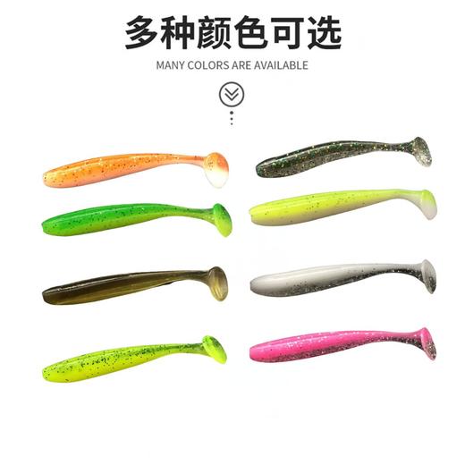 江左严选路亚光面双色T尾软饵鲈鱼鳜鱼专杀65cm 商品图5