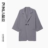 PINLI品立男装夏季薄款宽松七分袖小西装ins西服外套凉感防晒服潮B203106331 商品缩略图3