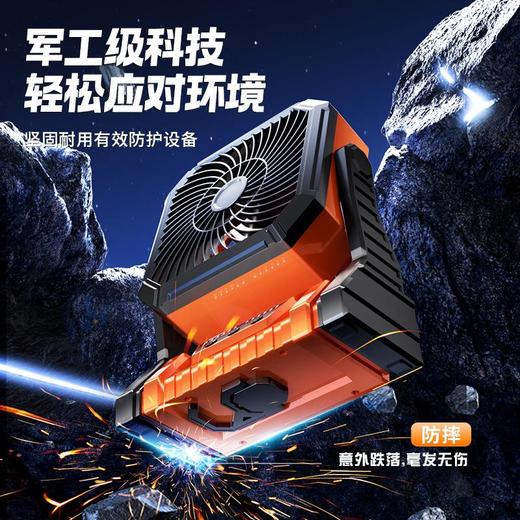 户外露营风扇usb便携式夜野钓可挂帐篷照明灯长续航应急充电风扇 商品图2