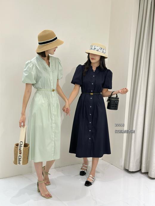 74L20018#灯笼袖衬衫连衣裙 商品图0