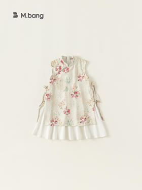 【新中式国风连衣裙】宥宝童装夏季新品儿童汉服新中式女童碎花旗袍连衣裙国风