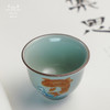 问鼎汝窑精工款仰钟杯（海水鱼）（缺货） 商品缩略图3